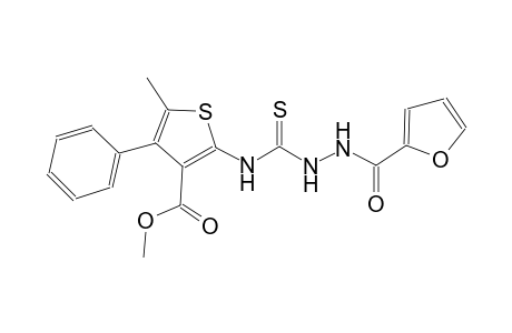 methyl 2-({[2-(2-furoyl)hydrazino]carbothioyl}amino)-5-methyl-4-phenyl-3-thiophenecarboxylate