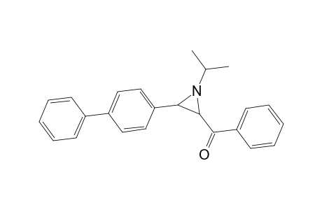 Methanone, [3-[1,1'-biphenyl]-4-yl-1-(1-methylethyl)-2-aziridinyl]phenyl-, cis-