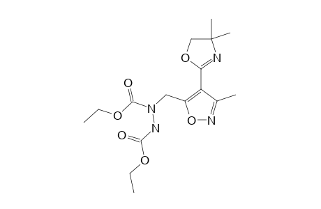 N-(carbethoxyamino)-N-[[4-(4,4-dimethyl-5H-oxazol-2-yl)-3-methyl-isoxazol-5-yl]methyl]carbamic acid ethyl ester