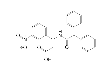 N-(diphenylacetyl)-3-(3-nitrophenyl)-beta-alanine