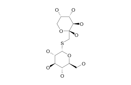 1-S-ALPHA-D-GLUCOPYRANOSYL-1-THIO-BETA-D-FRUCTOPYRANOSIDE