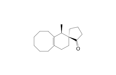 (3S,4R)-4-methyl-1'-spiro[2,4,5,6,7,8,9,10-octahydro-1H-benzo[8]annulene-3,2'-cyclopentane]one