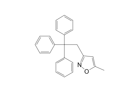 3-.beta.,.beta.,.beta.-triphenylethyl-5-methylisoxazole