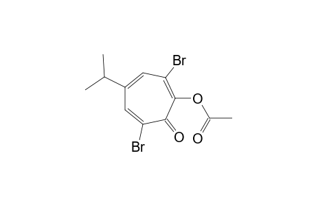 2-Acetoxy-3,7-dibromo-5-isopropyltropone