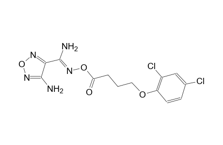4-amino-N'-{[4-(2,4-dichlorophenoxy)butanoyl]oxy}-1,2,5-oxadiazole-3-carboximidamide