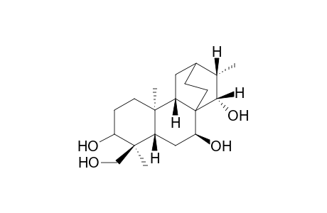 4,10,17-Trimethyl-3,7,15-trihydroxy-4-(hydroxymethyl)-12,14-(ethylene-1',2'-diyl)-tricyclo-tetradecane