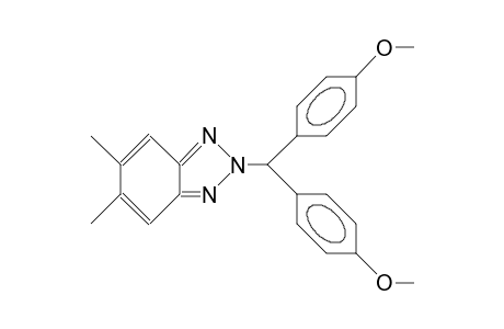 Bis(4-methoxy-phenyl)-(5,6-dimethyl-2-benzotriazolyl)-methane