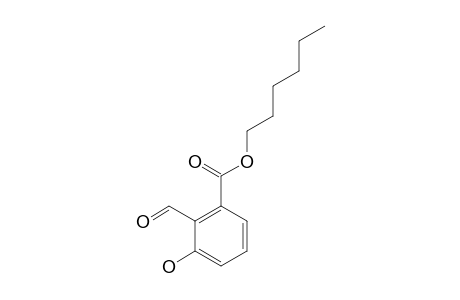 HEXYL-RHIZOGLYPHINATE;HEXYL-2-FORMYL-3-HYDROXYBENZOATE
