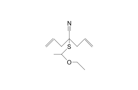 4-Cyano-4-(1-ethoxy-ethylthio)-hepta-1,6-diene