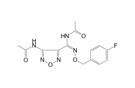 Acetamide, N-(4-acetylamino-1,2,5-oxadiazol-3-yl)(4-fluorobenzyloxyimino)methyl-