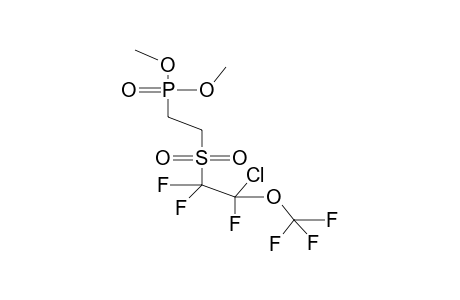 O,O-DIMETHYL-2-(2-CHLORO-2-TRIFLUOROMETHOXYTRIFLUOROETHYLSULPHONYL)ETHYLPHOSPHONATE
