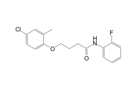 4-(4-chloro-2-methylphenoxy)-N-(2-fluorophenyl)butanamide