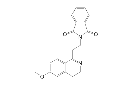 3,4-DIHYDRO-6-METHOXY-1-(2-PHTHALIMIDOETHYL)-ISOQUINOLINE