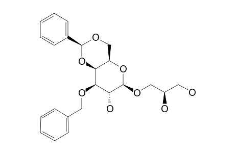 (2R)-2,3-DIHYDROXYPROPYL-3-O-BENZYL-4,6-O-(S)-BENZYLIDENE-BETA-D-GALACTOPYRANOSIDE;MAJOR-ISOMER