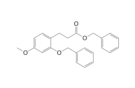 Benzyl 3-(2'-benzyloxy-4'-methoxyphenyl)propanoate