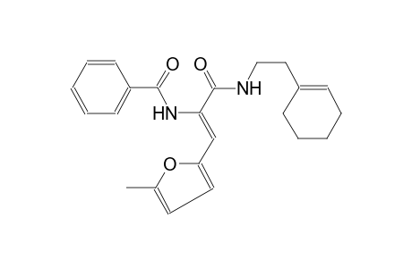 benzamide, N-[(Z)-1-[[[2-(1-cyclohexen-1-yl)ethyl]amino]carbonyl]-2-(5-methyl-2-furanyl)ethenyl]-