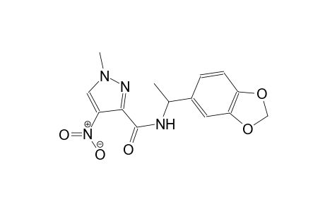 N-[1-(1,3-benzodioxol-5-yl)ethyl]-1-methyl-4-nitro-1H-pyrazole-3-carboxamide