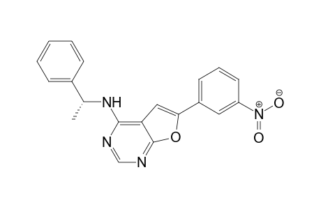 6-(3-Nitrophenyl)-N-[(1R)-1-phenylethyl]furo[2,3-d]pyrimidin-4-amine
