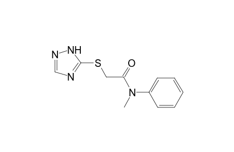 N-Methyl-N-phenyl-2-(1H-1,2,4-triazol-5-ylsulfanyl)acetamide