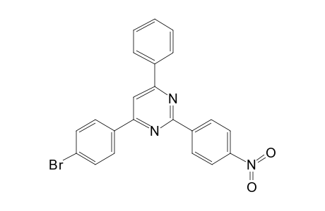 4-(4-Bromophenyl)-2-(4-nitrophenyl)-6-phenylpyrimidine