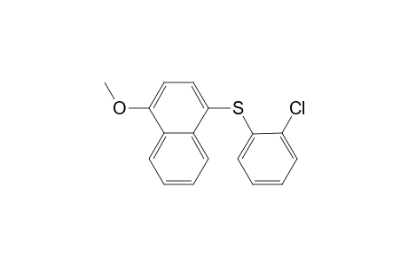 (2-chlorophenyl)(1-methoxynaphthalen-4-yl)sulfane