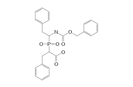 2-[[1-(benzyloxycarbonylamino)-2-phenyl-ethyl]-hydroxy-phosphoryl]-3-phenyl-propionic acid