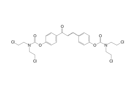 bis(2-choroethyl)carbamic acid, diester with 4,4'-dihydroxychalcone