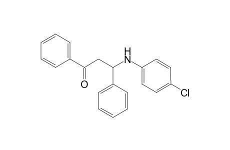 3-[(4-Chlorophenylamino)-1,3-diphenylpropan-1-one