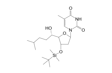 5-C-(3'-Methylbutyl)-3-O-(t-butyldimethylsilyl)thymidine
