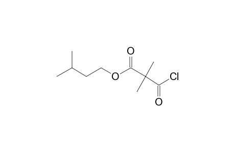 Dimethylmalonic acid, monochloride, 3-methylbutyl ester