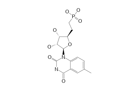 [2-[(2R,3S,4R,5R)-3,4-DIHYDROXY-5-(6-METHYL-2,4-DIOXO-3,4-DIHYDROQUINAZOLIN-1(2H)-YL)-TETRAHYDROFURAN-2-YL]-ETHYL]-PHOSPHONIC-ACID