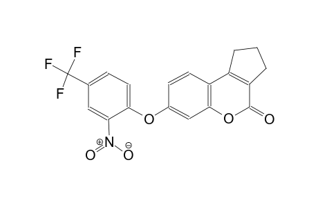 cyclopenta[c][1]benzopyran-4(1H)-one, 2,3-dihydro-7-[2-nitro-4-(trifluoromethyl)phenoxy]-