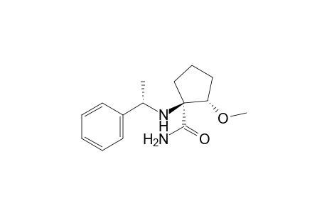 (1S,2S)-2-methoxy-1-[[(1S)-1-phenylethyl]amino]-1-cyclopentanecarboxamide