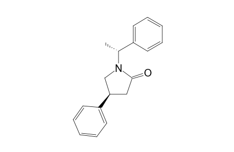 (.alpha.R,4S)-1-(1'-Phenylethyl)-4-phenylpyrrolidin-2-one