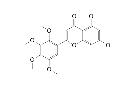 5,7-DIHYDROXY-2',3',4',5'-TETRAMETHOXYFLAVONE