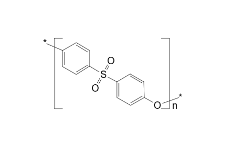 Poly(sulfonyl-1,4-phenyleneoxy-1,4-phenylene)