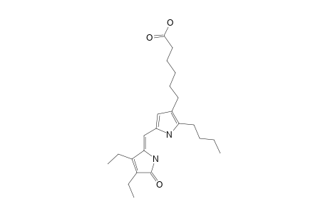 (4Z)-8-(5-CARBOXYPENTYL)-9-BUTYL-2,3-DIETHYL-DIPYRRIN-1-ONE