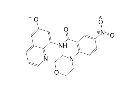 benzamide, N-(6-methoxy-8-quinolinyl)-2-(4-morpholinyl)-5-nitro-