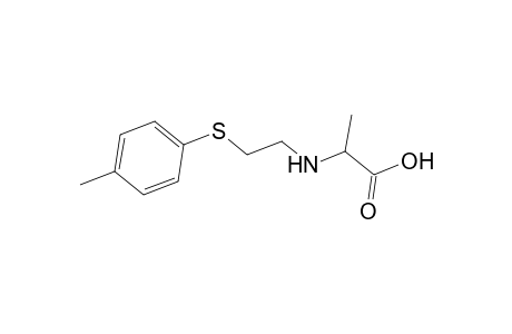N-(2-[(4-Methylphenyl)sulfanyl]ethyl)alanine