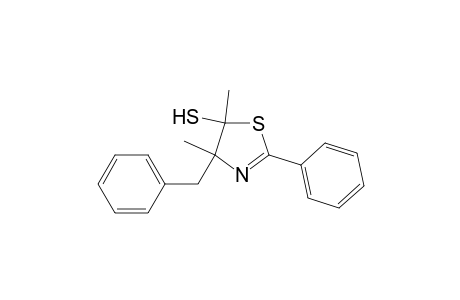4-Benzyl-4,5-dihydro-4,5-dimethyl-2-phenyl-1,3-thiazole-5-thiol