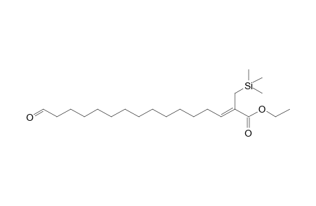 (Z)-16-keto-2-(trimethylsilylmethyl)hexadec-2-enoic acid ethyl ester