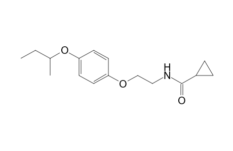 Cyclopropanecarboxamide, N-[2-[4-(1-methylpropoxy)phenoxy]ethyl]-