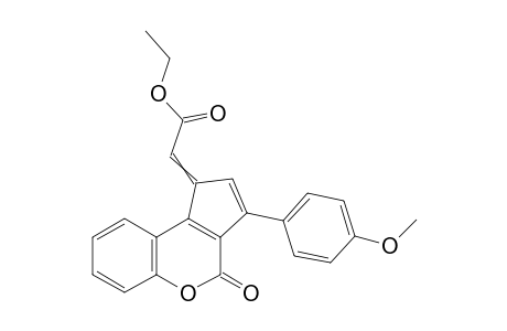 Ethyl 2-[3-(4-methoxyphenyl)-4-oxocyclopenta[c] chromene-1(4H)-yliden]acetate