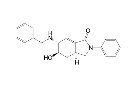 1H-Isoindol-1-one, 2,3,3a,4,5,6-hexahydro-5-hydroxy-2-phenyl-6-[(phenylmethyl)amino]-, (3a.alpha.,5.beta.,6.alpha.)-
