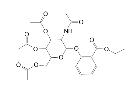 benzoic acid, 2-[[3,4,6-tri-O-acetyl-2-(acetylamino)-2-deoxy-beta-D-glucopyranosyl]oxy]-, ethyl ester