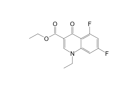 5,7-DIFLUORO-1,4-DIHYDRO-1-ETHYL-4-OXOQUINOLINE-3-CARBOXYLIC-ACID-ETHYLESTER