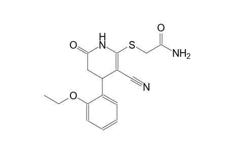 acetamide, 2-[[3-cyano-4-(2-ethoxyphenyl)-1,4,5,6-tetrahydro-6-oxo-2-pyridinyl]thio]-