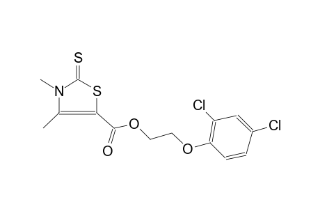 5-thiazolecarboxylic acid, 2,3-dihydro-3,4-dimethyl-2-thioxo-, 2-(2,4-dichlorophenoxy)ethyl ester