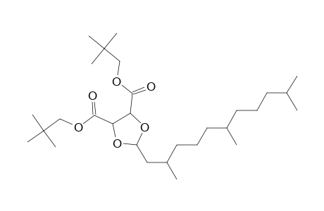 1,3-Dioxolane-4,5-dicarboxylic acid, 2-(2,6,10-trimethylundecyl)-, bis(2,2-dimethylpropyl) ester