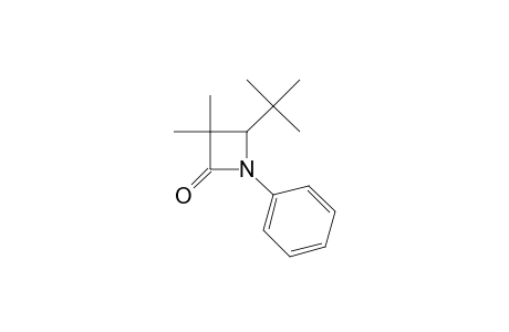 4-tert-Butyl-3,3-dimethyl-1-phenyl-2-azetidinone